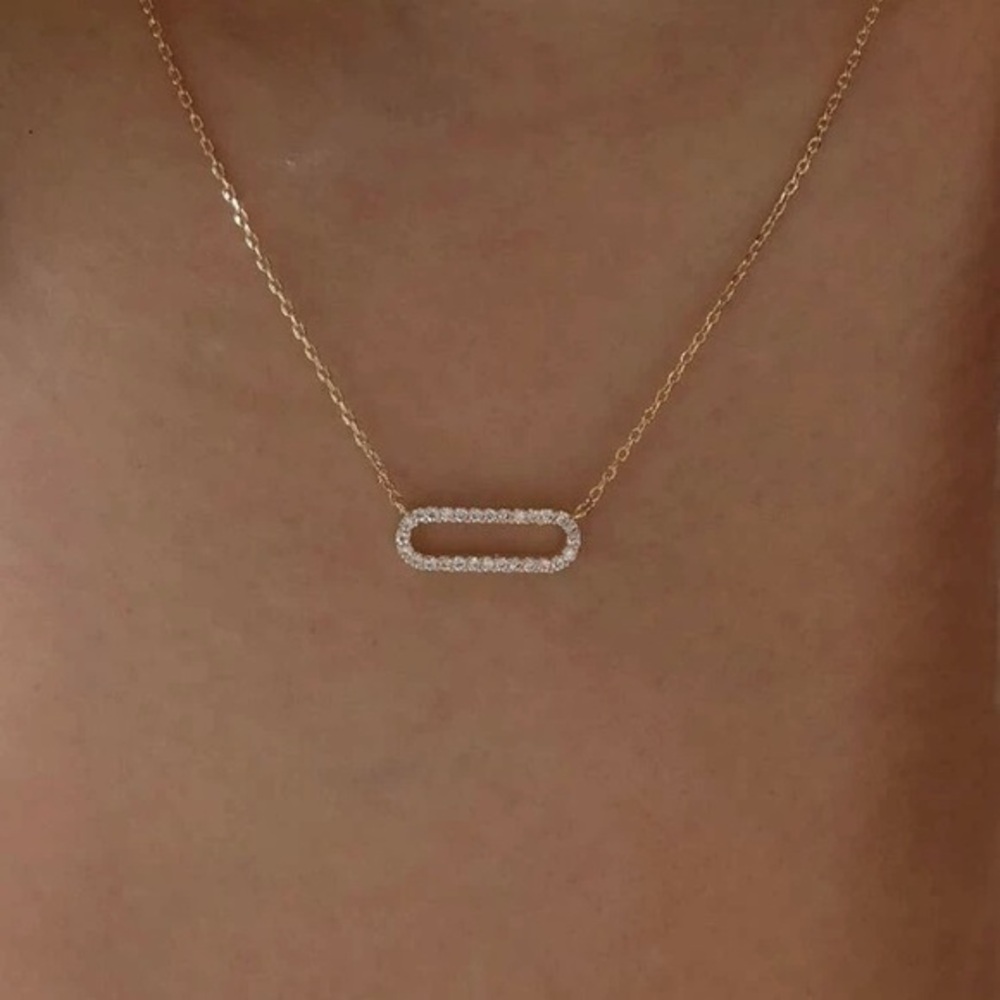Gold Necklace delicate dainty minimalist